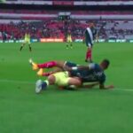 Repetición Dura Lesión de Santiago Naveda en Tobillo América vs Puebla
