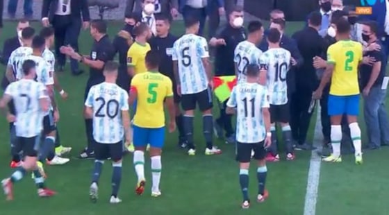 Argentina se VA del partido vs Brasil