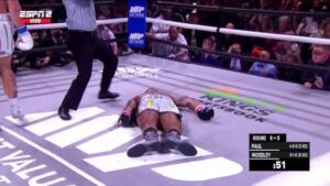 KO victoria Jake Paul vs Tyron Woodley 2