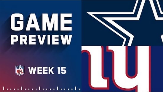 NY Giants vs Dallas Cowboys