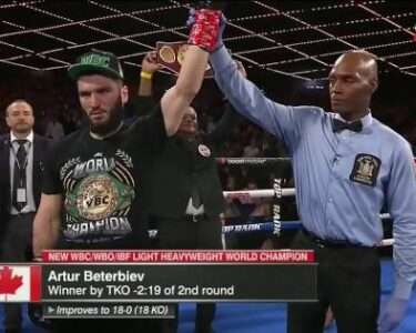 Ganador KO Artur Beterbiev vs Joe Smith