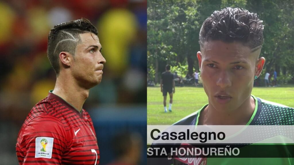 El futbolista hondureño que asegura parecerse a Cristiano Ronaldo