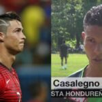 El futbolista hondureño que asegura parecerse a Cristiano Ronaldo