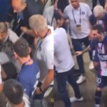 El gesto de Messi con un niño que invadio en la final de la supercopa