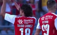 Repetición Gol Diego Lainez Arouca vs Braga 0-6