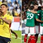 Alineaciones México vs Colombia