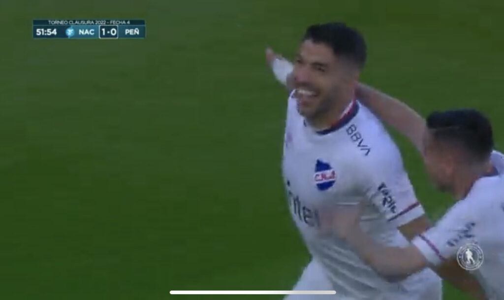 Gol de Luis Suárez al Peñarol