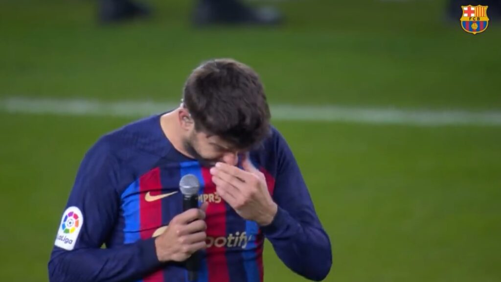 [Vídeo] Las emotivas palabras de despedida de Piqué en el Camp Nou