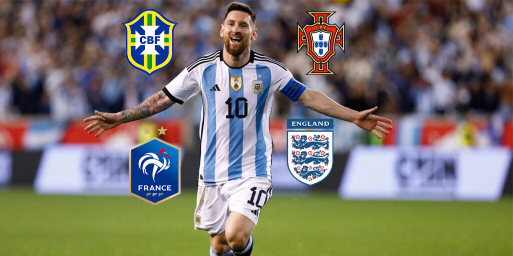 Los selecciones favoritas a ganar el Mundial 2022 para Leo Messi