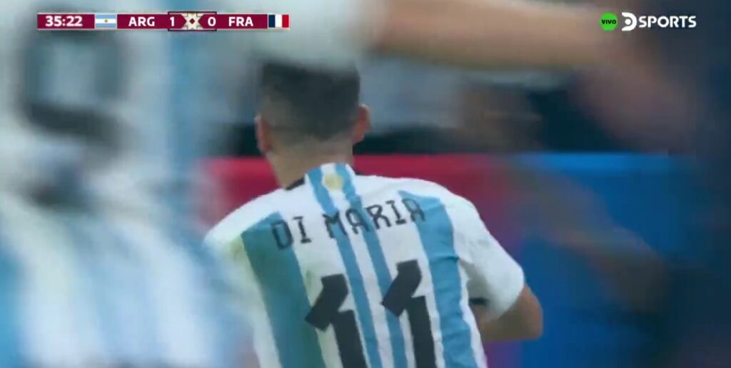Así fue el Gol de Ángel Di María en el Argentina vs Francia Final Mundial 2022