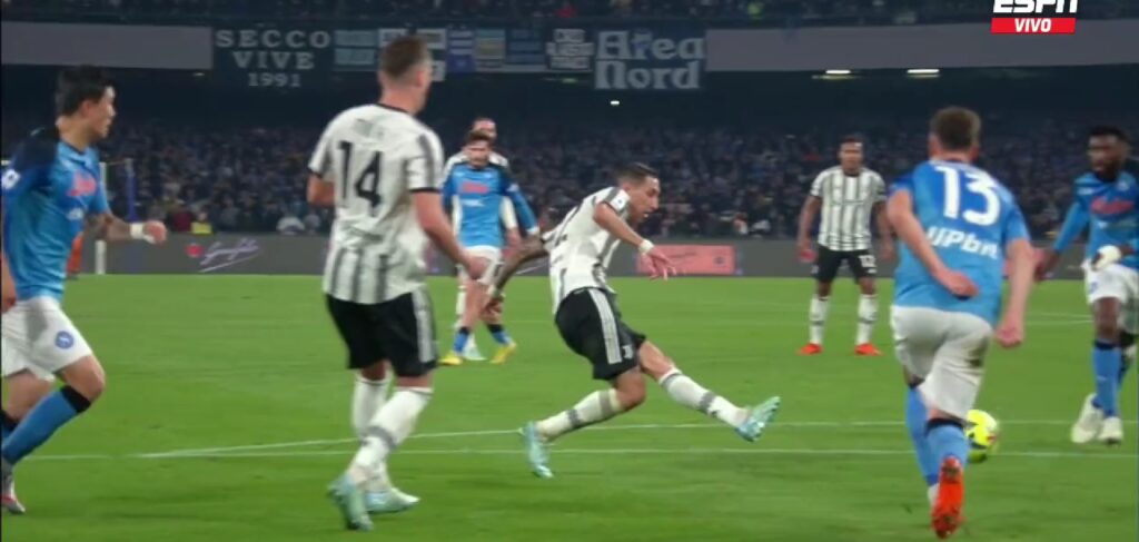 Repetición Gol Ángel Di María Napoli vs Juventus Serie A 2022-23