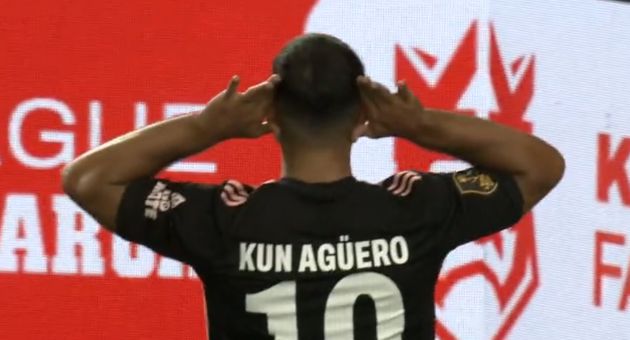 Repetición Gol Kun Aguero Kunisports vs Porcinos FC