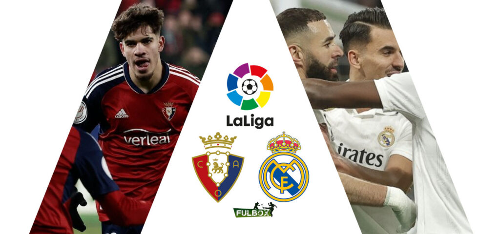 Posibles alineaciones Osasuna vs Real Madrid LaLiga 2022-23