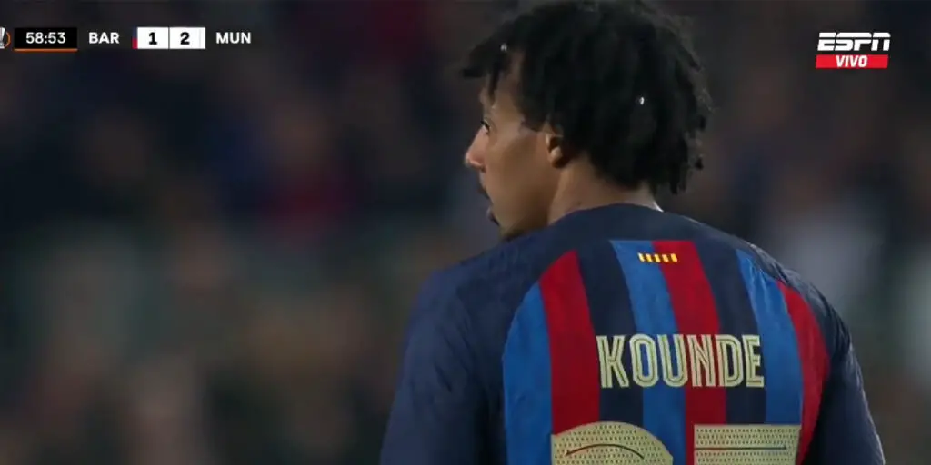 [Vídeo] Repetición Gol en Contra Koundé Barcelona 1-2 Manchester United Europa League 2022-23