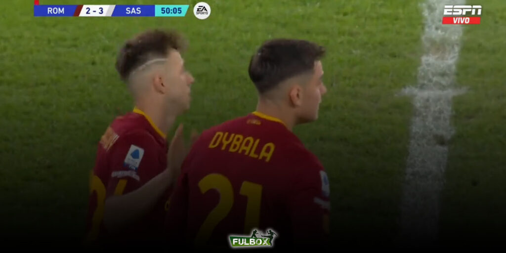 El Golazo de Paulo Dybala en el Roma vs Sassuolo Serie A 2022-23