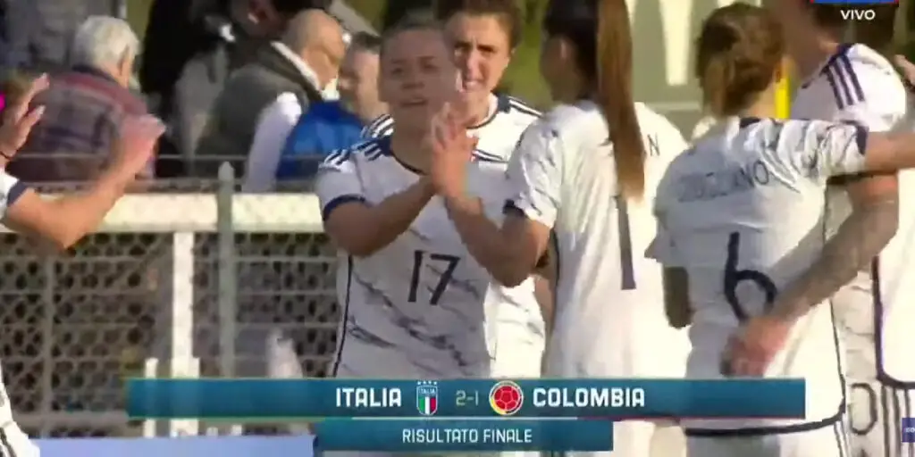 Italia vs Colombia 2-1 Amistoso Femenil 2023