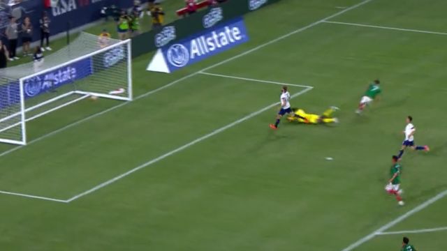 Repetición Gol de Uriel Antuna México vs Estados Unidos 1-0