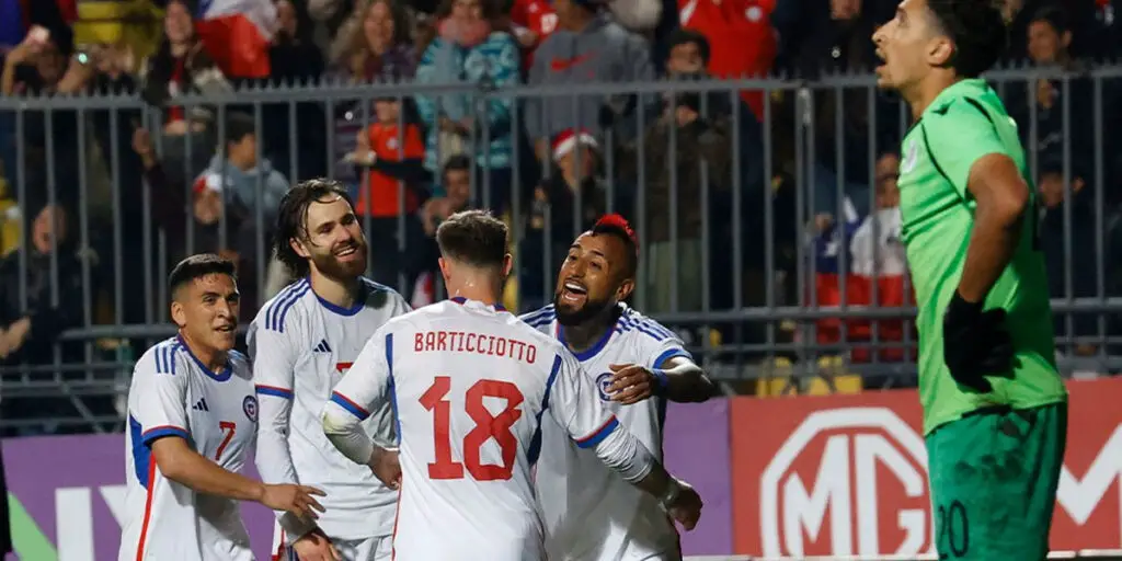 Chile vs República Dominicana 5-0 Amistoso Internacional Junio 2023
