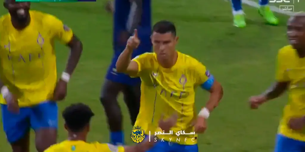 Así fue el GOL de Cristiano Ronaldo hoy con Al Nassr vs Monastir