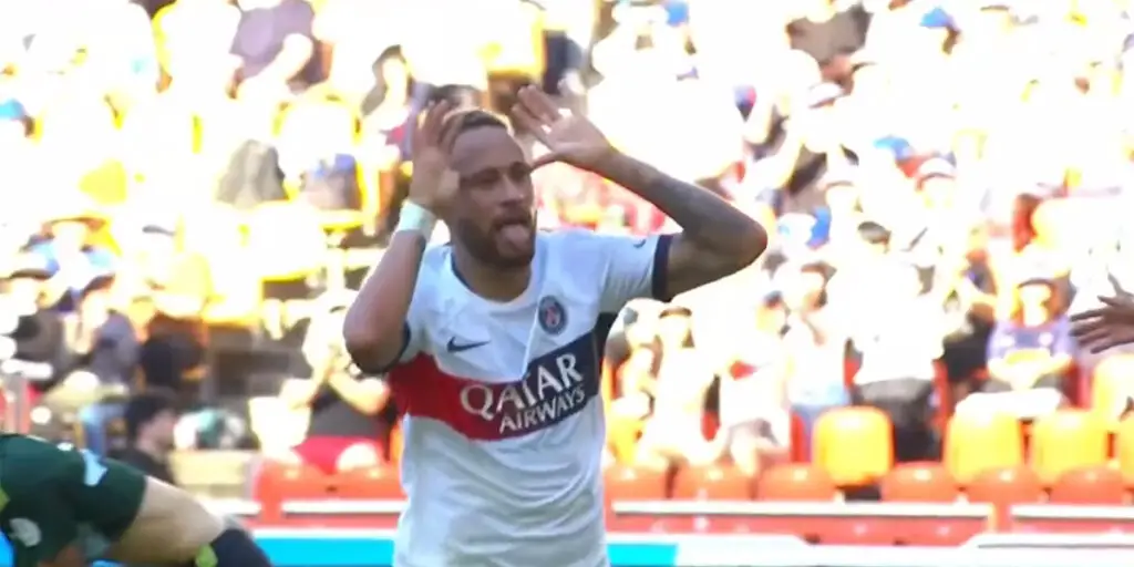 El GOLAZO que marcó Neymar HOY con el PSG vs Jeonbuk