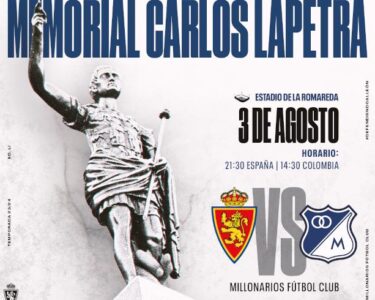 Zaragoza vs Millonarios