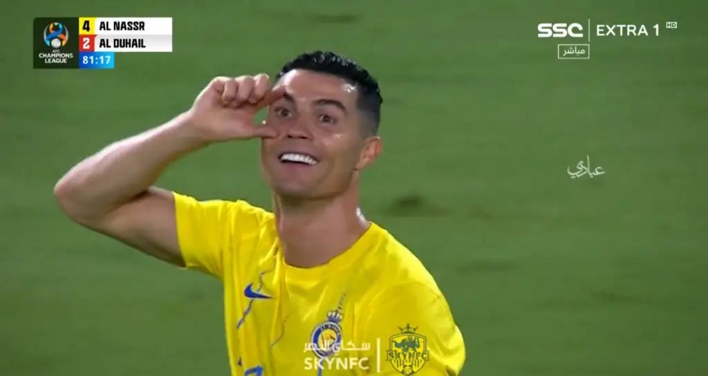 Los goles de Cristiano Ronaldo HOY en el Al Nassr vs Al-Duhail 