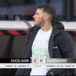 Repetición Hat-trick de Santiago Giménez Excelsior vs Feyenoord 2-4