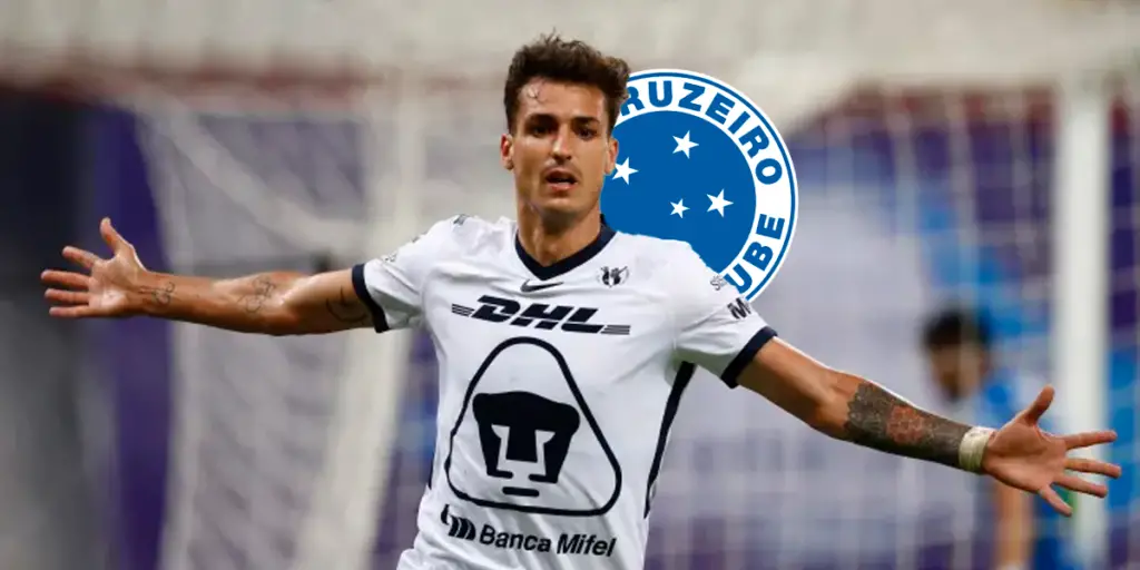 Juan Ignacio Dinenno abandona a PUMAS y es nuevo jugador del Cruzeiro
