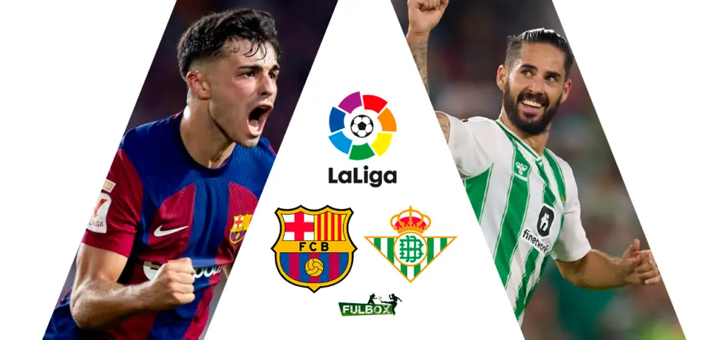 Posibles alineaciones Betis vs Barcelona Jornada 21 LaLiga 2023-24