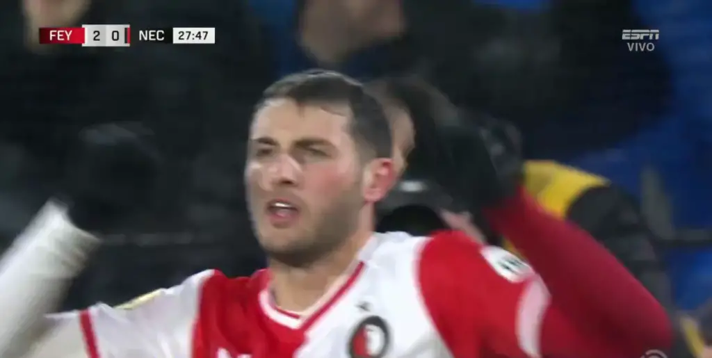 [Vídeo] Repetición Gol Santiago Giménez HOY Feyenoord vs Nijmegen