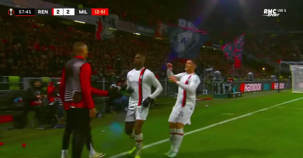 Rennes vs Milán 3-2 Playoffs Europa League 2023-24