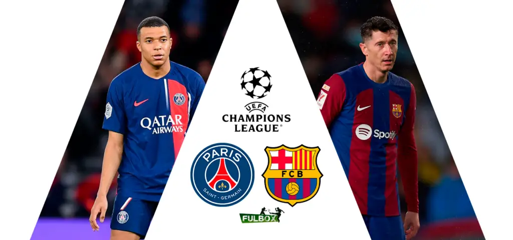Posibles alineaciones PSG vs Barcelona Cuartos de Final Champions League 2023-24