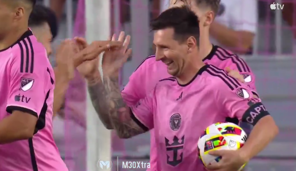 Gol de Leo Messi HOY en el Inter Miami vs St. Louis City