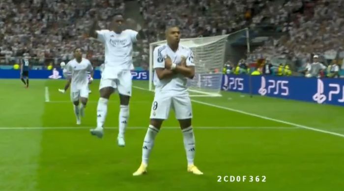 Repetición Gol de Kylian Mbappé con Real Madrid vs Atalanta 2-0