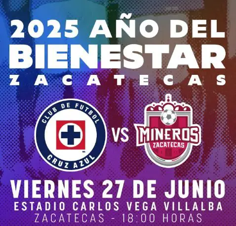 Cruz Azul vs Mineros EN VIVO Copa Bienestar 2025