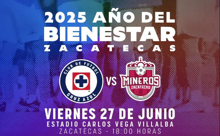Cruz Azul vs Mineros EN VIVO Copa Bienestar 2025