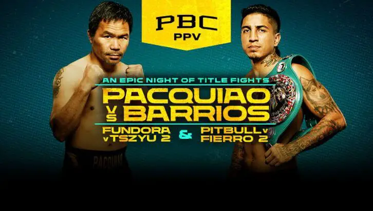 Manny Pacquiao vs Mario Barrios EN VIVO