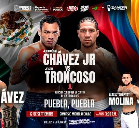 Julio César Chávez Jr vs Jeison Troncoso